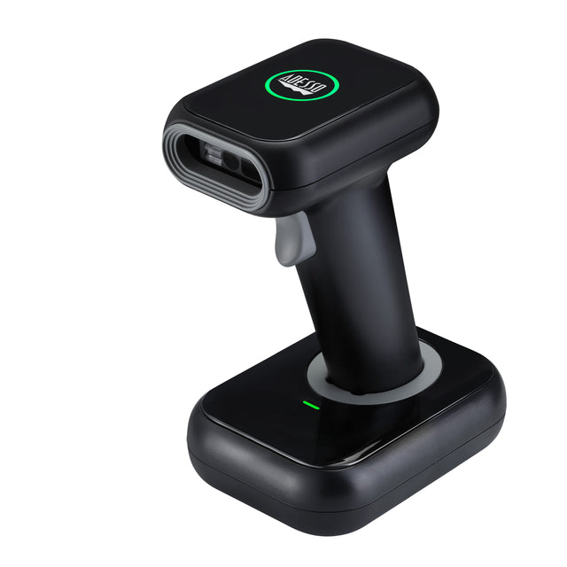 Adesso Barcode Scanner Handheld CMOS Sensor Wireless Connectivity 1D/2D with Charging Cradle