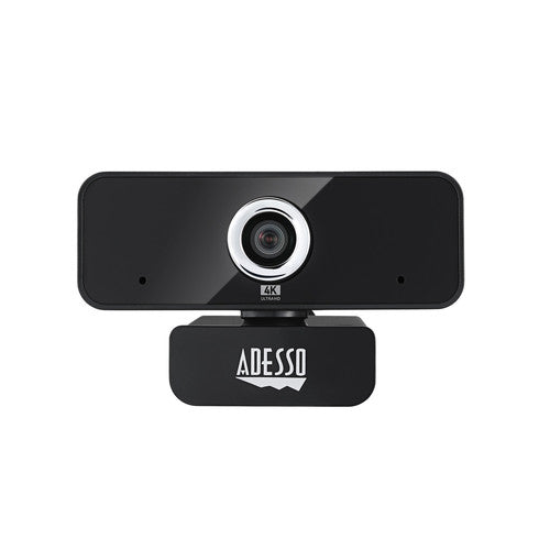 Adesso Webcam CyberTrack 6S 4K (8MP) Ultra HD Manual Focus with built in Microphone & Privacy Shutter - TAA Compliant