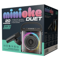SWAY Speaker Minioke Duet Karaoke with 2 microphones 20 watt and LED