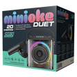 SWAY Speaker Minioke Duet Karaoke with 2 microphones 20 watt and LED