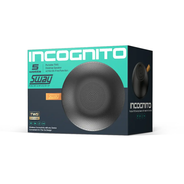 SWAY Speaker Incognito 5W Media - Black