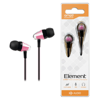 AMPD Earbuds Wired Element 3.5mm - Pink