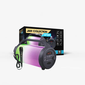 AMPD Speaker Bluetooth LED Light Show Bazooka with Mic