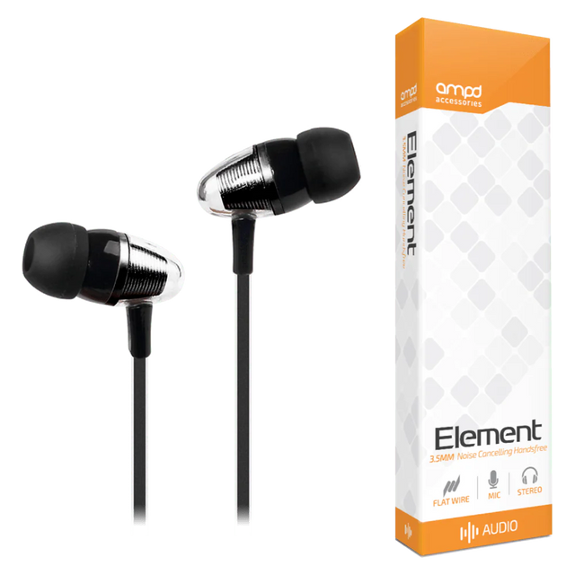 AMPD Earbuds Wired Element 3.5mm - Silver