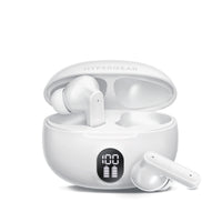 HyperGear Earbuds Bluetooth HyperBudz Basics Active Noise Cancellation 24hr Play Time - White