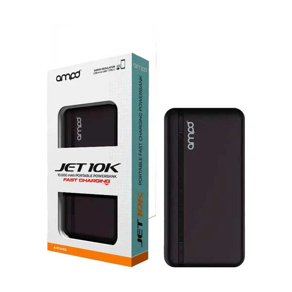 AMPD Powerbank 10000 mAh Jet Series - Black