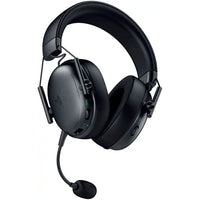 Razer Gaming Headset Wireless BlackShark V3 X HyperSpeed with Detachable HyperClear Cardioid Mic TriForce 50MM Drivers Bluetooth/2.4GHz/USB 7.1 Surround Sound - Black