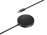 Samsung GP-PWU024WICBW mobile device charger Smartphone Black USB Wireless charging Auto