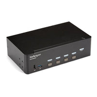 StarTech.com 4 Port HDMI KVM Switch - 4K 30Hz - Dual Display - TAA