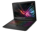 ASUS ROG Strix GL503GE-Q72SP-CB Scar Edition Intel® Core™ i7 i7-8750H Laptop 39.6 cm (15.6") Full HD 16 GB DDR4-SDRAM 1.25 TB Hybrid-HDD+SSD NVIDIA® GeForce® GTX 1050 Ti Wi-Fi 5 (802.11ac) Windows 10 Pro Black