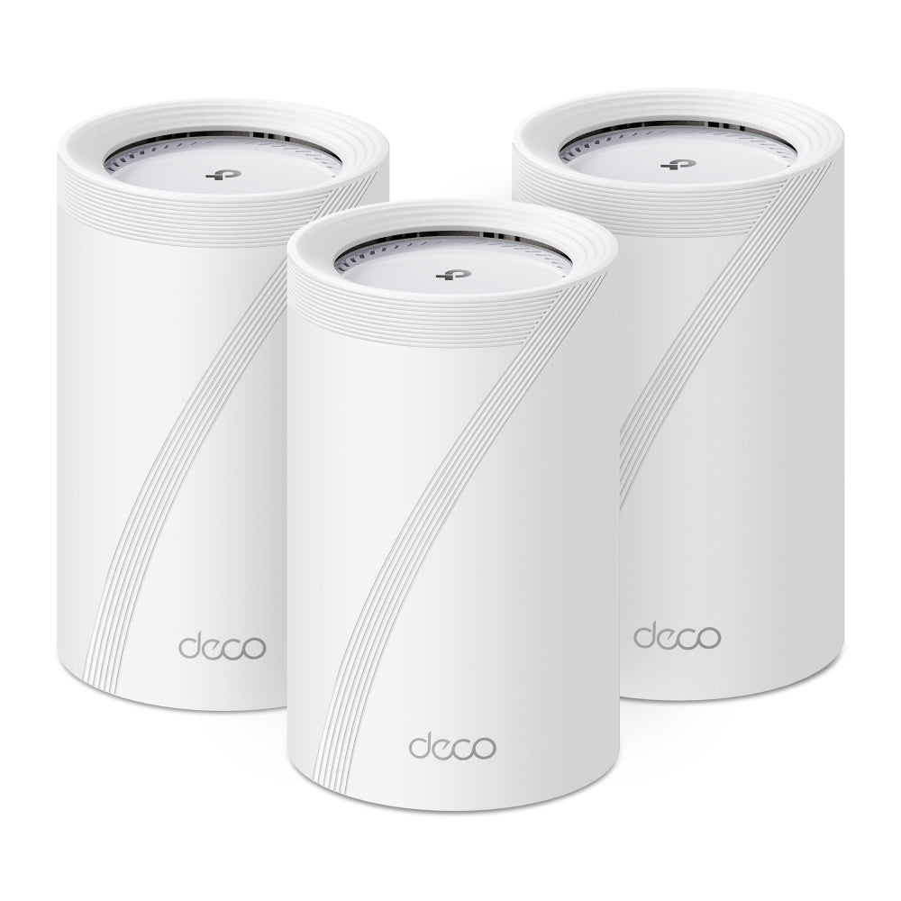 TP-Link Deco BE68 (3-pack) Tri-band (2.4 GHz / 5 GHz / 6 GHz) Wi-Fi 7 (802.11be) White Internal