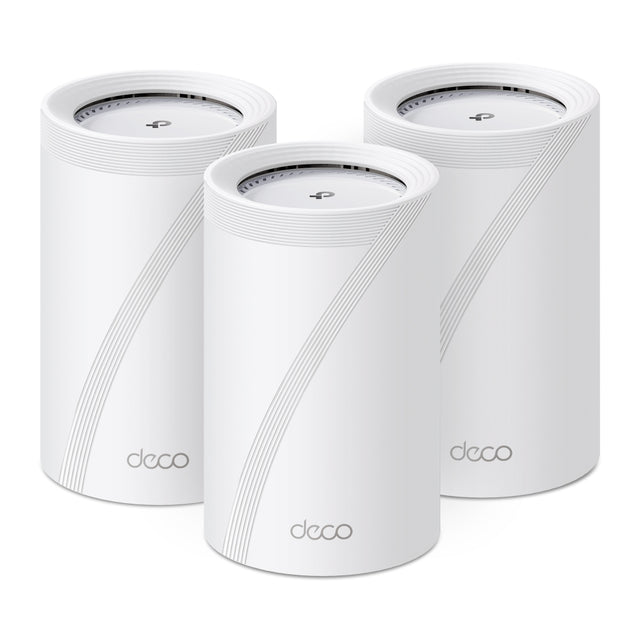 TP-Link Deco BE68 (3-pack) Tri-band (2.4 GHz / 5 GHz / 6 GHz) Wi-Fi 7 (802.11be) White Internal