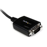 StarTech.com 1 ft USB to RS232 Serial DB9 Adapter Cable with COM Retention - TAA