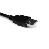 StarTech.com 1 ft USB to RS232 Serial DB9 Adapter Cable with COM Retention - TAA