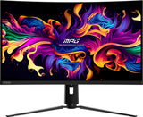 MSI MPG 321CURX QD-OLED computer monitor 80 cm (31.5") 3840 x 2160 pixels 4K Ultra HD Black
