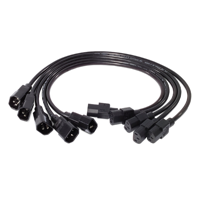 APC Power Cord Kit (5 ea), C13 to C14, 0.6m