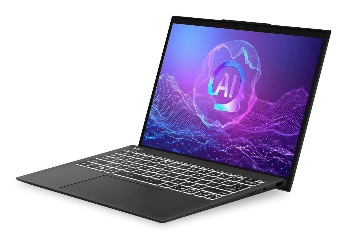 MSI Prestige 13 AI+ A2VMG-084CA Intel Core Ultra 9 288V Laptop 33.8 cm (13.3") 2.8K 32 GB LPDDR5x-SDRAM 1 TB SSD Wi-Fi 7 (802.11be) Windows 11 Home Grey
