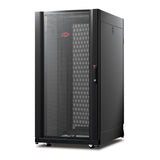 APC NetShelter AV, Server Rack Enclosure, 24U, 10-32 Threaded Rails, Black, 1199H x 600W x 806D mm