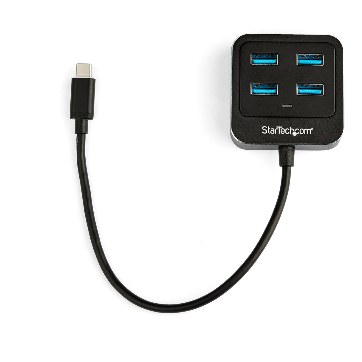 StarTech.com 4-Port USB C Hub - USB-C to 4x USB-A Ports - SuperSpeed 10Gbps USB 3.2 Gen 2 Type-C Hub - USB Bus Powered - Portable/Compact USB-C to USB Adapter Hub for Laptop - Aluminum