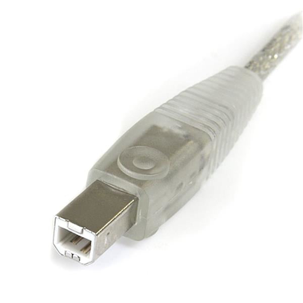 StarTech.com 6 ft Transparent USB 2.0 Cable - A to B