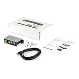 StarTech.com 4-Port USB 2.0 Hub - Metal Industrial USB-A Hub with ESD & 350W Surge Protection - Extended Operating Temp -40 to 185°F - Din Rail/Wall/Desk Mountable - USB Expander Hub - TAA