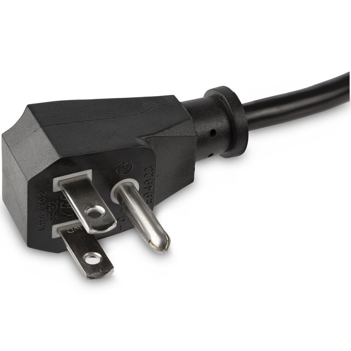 StarTech.com 1.5ft (45cm) Power Extension Cord, Flat NEMA 5-15P to NEMA 5-15R, 10A 125V, 18AWG, Black Computer Power Extension Cord, Flat Plug Extension Cord, AC Outlet Extension Cable, UL Listed