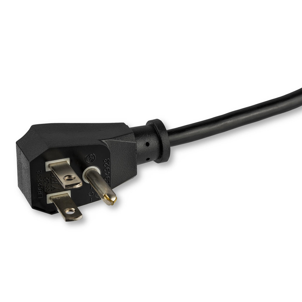 StarTech.com 15ft (4.5m) Computer Power Cord, Flat NEMA 5-15P to C13, 10A 125V, 18AWG, Black Replacement AC Power Cord, Printer Power Cord, PC Power Supply Cable, Monitor Power Cable - UL Listed