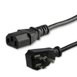 StarTech.com 6ft (1.8m) Computer Power Cord, Flat NEMA 5-15P to C13, 10A 125V, 18AWG, Black Replacement AC Power Cord, Printer Power Cord, PC Power Supply Cable, Monitor Power Cable - UL Listed