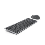 DELL KM7120W keyboard Mouse included Office RF Wireless + Bluetooth French Grey, Titanium