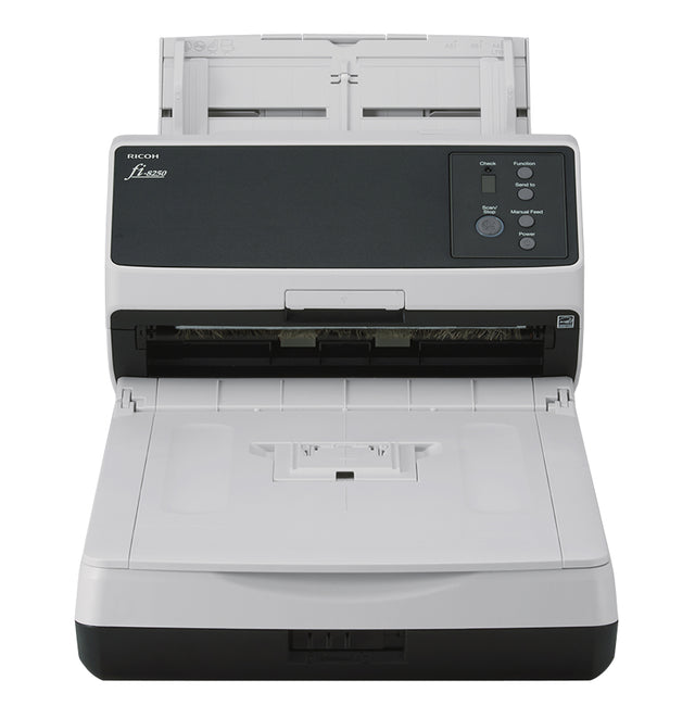 Ricoh FI-7480 W/ 5 YEAR EXCHANGE WARRANTY + 2 CONS KITS - DROP SHIP ADF + Manual feed scanner 600 x 600 DPI A4 Black, Grey