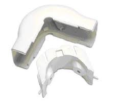 HellermannTyton RaceWay 1 1/4" External Cover with 1" bend radius  - White