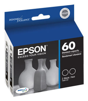 Epson C13T060120-D2 ink cartridge 2 pc(s) Original Standard Yield Black