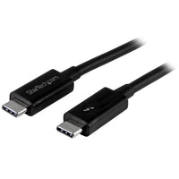 StarTech.com 3.3ft (1m) Thunderbolt 3 Cable, 20Gbps, 100W PD, 4K, Thunderbolt Certified, Compatible with Thunderbolt 4/USB 3.2/DisplayPort