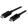 StarTech.com 3.3ft (1m) Thunderbolt 3 Cable, 20Gbps, 100W PD, 4K, Thunderbolt Certified, Compatible with Thunderbolt 4/USB 3.2/DisplayPort