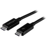 StarTech.com 3.3ft (1m) Thunderbolt 3 Cable, 20Gbps, 100W PD, 4K, Thunderbolt Certified, Compatible with Thunderbolt 4/USB 3.2/DisplayPort