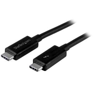 StarTech.com 3.3ft (1m) Thunderbolt 3 Cable, 20Gbps, 100W PD, 4K, Thunderbolt Certified, Compatible with Thunderbolt 4/USB 3.2/DisplayPort