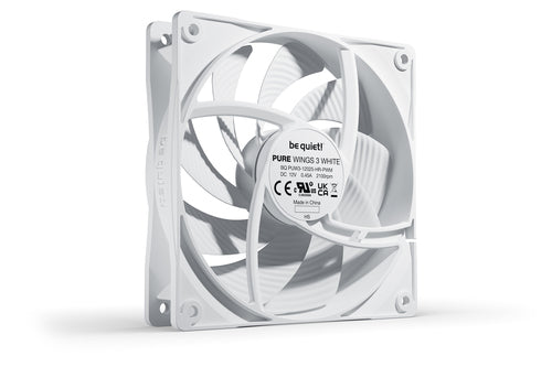 be quiet! Pure Wings 3 120mm PWM high-speed White Computer case Fan 12 cm 1 pc(s)