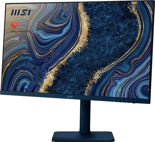 MSI Modern MD272QP Ultramarine 27 Inch Monitor with Adjustable Stand, WQHD (2560 x 1440), 75Hz, IPS, 4ms, HDMI, DisplayPort, USB Type-C, Built-in USB Hub, Built-in Speakers, Anti-Glare, Anti-Flicker, Less Blue light, TÜV Certified, VESA, Ultramarine