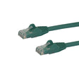 StarTech.com 10ft CAT6 Ethernet Cable - Green CAT 6 Gigabit Ethernet Wire -250MHz 100W PoE RJ45 UTP Network/Patch Cord Snagless w/Strain Relief Individually Tested