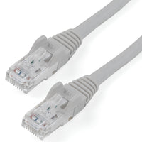 StarTech.com 10ft CAT6 Cable - Gray CAT6 Ethernet Cable - Gigabit Ethernet Wire - 250MHz 100W PoE RJ45 UTP CAT 6 Network/Patch Cord Snagless - Individually Tested