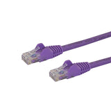 StarTech.com 10ft CAT6 Ethernet Cable - Purple CAT 6 Gigabit Ethernet Wire -250MHz 100W PoE RJ45 UTP Network/Patch Cord Snagless w/Strain Relief Individually Tested