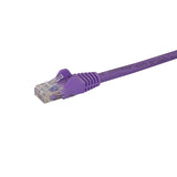 StarTech.com 125ft CAT6 Ethernet Cable - Purple CAT 6 Gigabit Ethernet Wire -650MHz 100W PoE RJ45 UTP Network/Patch Cord Snagless w/Strain Relief Fluke Tested/Wiring is UL Certified/TIA