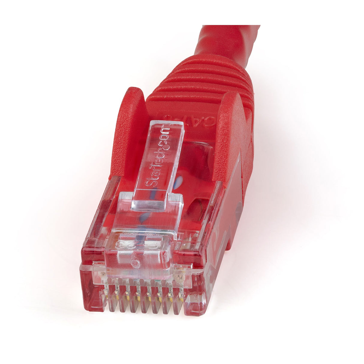 StarTech.com 10ft CAT6 Cable - Red CAT6 Ethernet Cable - Gigabit Ethernet Wire - 250MHz 100W PoE RJ45 UTP CAT 6 Network/Patch Cord Snagless - Individually Tested