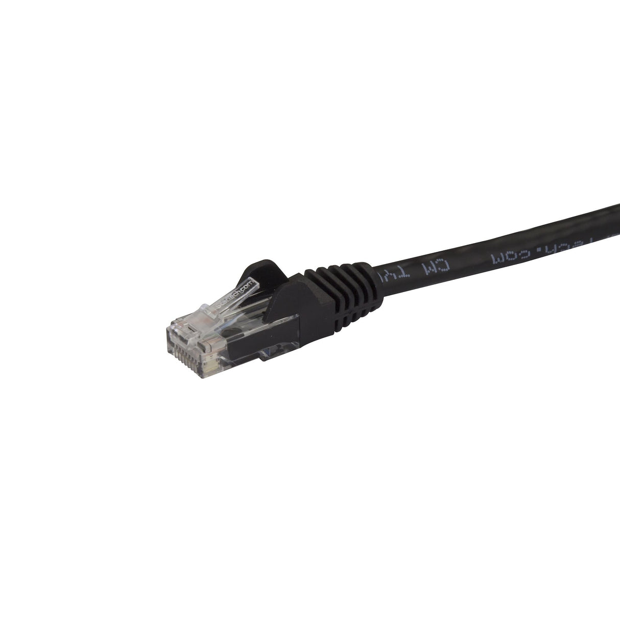 StarTech.com 125ft CAT6 Ethernet Cable - Black CAT 6 Gigabit Ethernet Wire -250MHz 100W PoE RJ45 UTP Network/Patch Cord Snagless w/Strain Relief Individually Tested