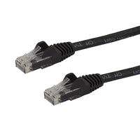StarTech.com 125ft CAT6 Ethernet Cable - Black CAT 6 Gigabit Ethernet Wire -250MHz 100W PoE RJ45 UTP Network/Patch Cord Snagless w/Strain Relief Individually Tested