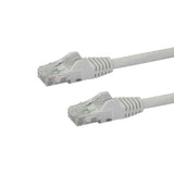 StarTech.com 15ft CAT6 Ethernet Cable - White CAT 6 Gigabit Ethernet Wire -250MHz 100W PoE RJ45 UTP Network/Patch Cord Snagless w/Strain Relief Individually Tested