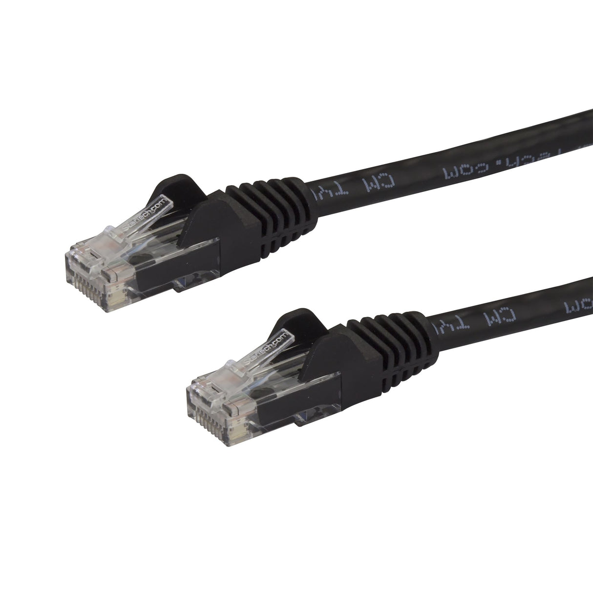 StarTech.com 6ft CAT6 Ethernet Cable - Black CAT 6 Gigabit Ethernet Wire -250MHz 100W PoE RJ45 UTP Network/Patch Cord Snagless w/Strain Relief Individually Tested