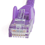 StarTech.com 25ft CAT6 Cable - Purple CAT6 Ethernet Cable - Gigabit Ethernet Wire - 250MHz 100W PoE RJ45 UTP CAT 6 Network/Patch Cord Snagless - Individually Tested