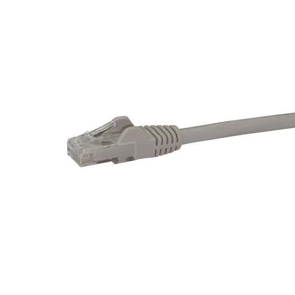 StarTech.com 7ft CAT6 Ethernet Cable - Grey CAT 6 Gigabit Ethernet Wire -250MHz 100W PoE RJ45 UTP Network/Patch Cord Snagless w/Strain Relief Individually Tested