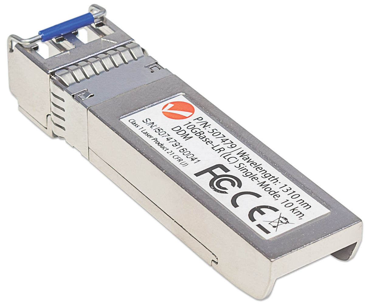 Intellinet Transceiver Module Optical, 10 Gigabit Fiber SFP+, 10GBase-LR (LC) Single-Mode Port, 10km, Wavelength 1310nm, MSA Compliant, Equivalent to Cisco SFP+10GB-LR, Ethernet, Fibre, Three Year Warranty